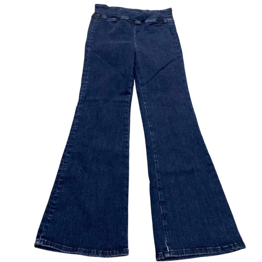 Frame Jeans 1 / 25 The Jet Set Flare Pull-On Keller Blue Stretch Denim